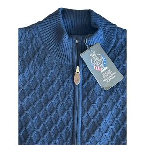 Abacus Women's High-Performance Golf Windstop Cardigan Size 2XL Blue NWT